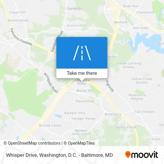 Whisper Drive map