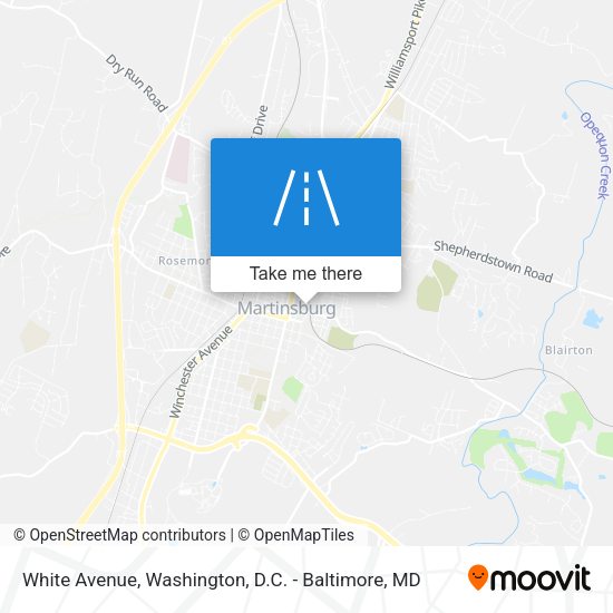 Mapa de White Avenue
