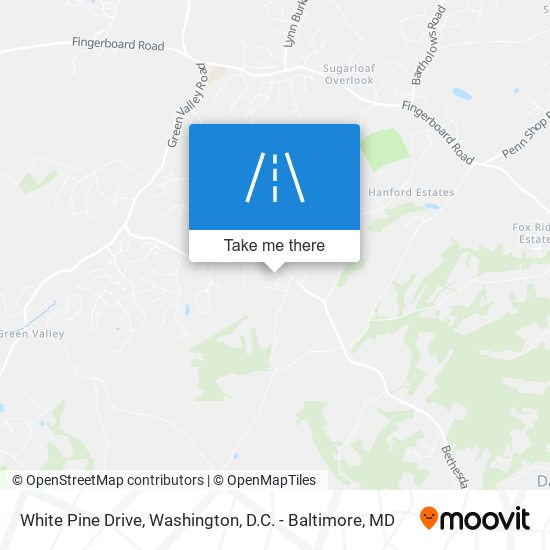 White Pine Drive map