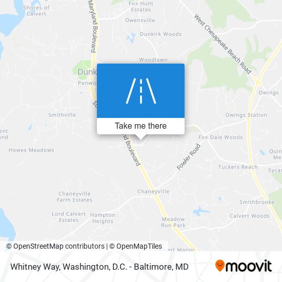 Whitney Way map