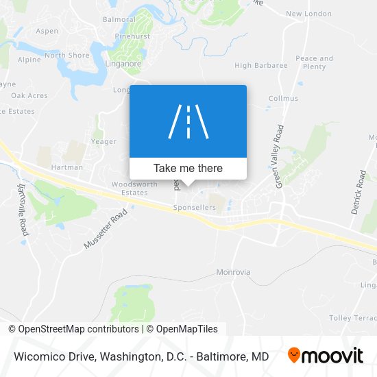 Wicomico Drive map