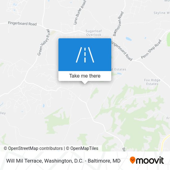 Will Mil Terrace map