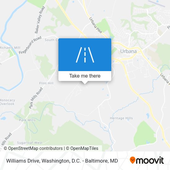 Williams Drive map