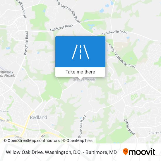 Willow Oak Drive map