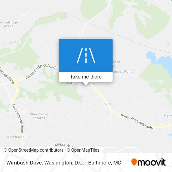 Mapa de Wimbush Drive