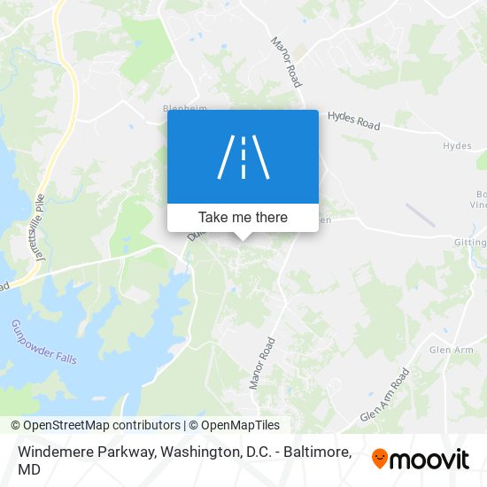 Windemere Parkway map