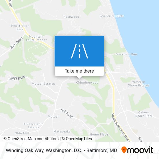 Mapa de Winding Oak Way