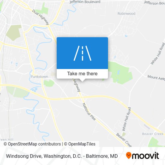 Windsong Drive map