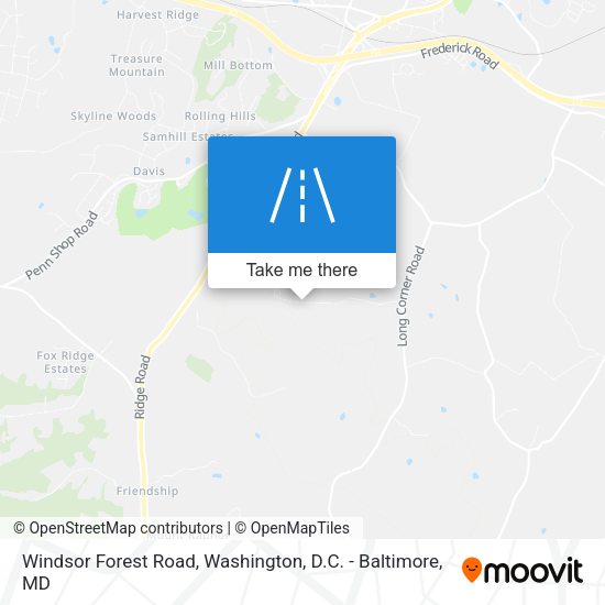 Mapa de Windsor Forest Road