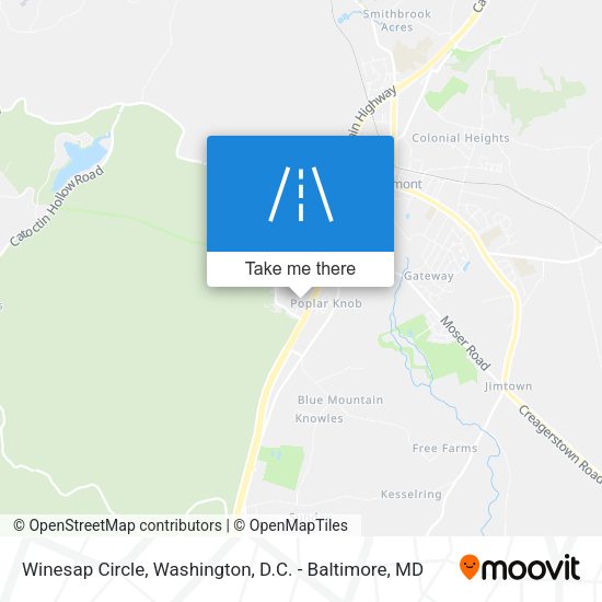 Winesap Circle map