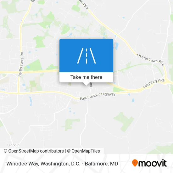 Winodee Way map
