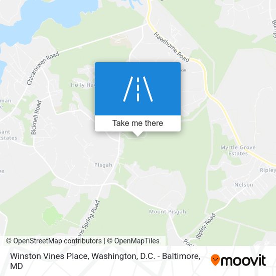 Winston Vines Place map