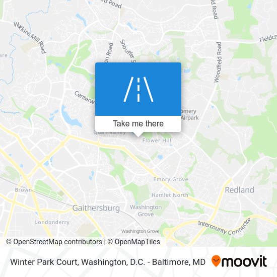 Winter Park Court map