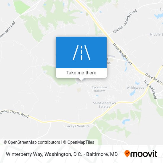 Winterberry Way map