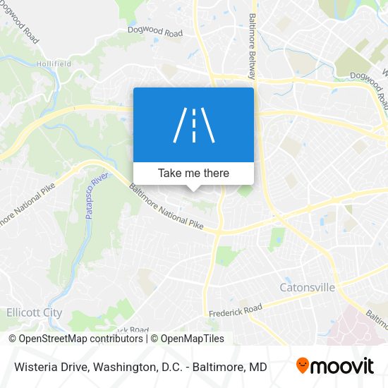 Wisteria Drive map