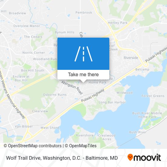 Wolf Trail Drive map