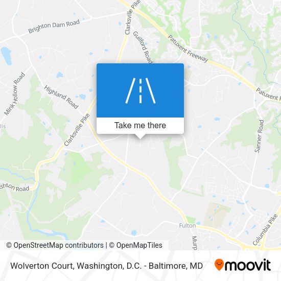 Mapa de Wolverton Court