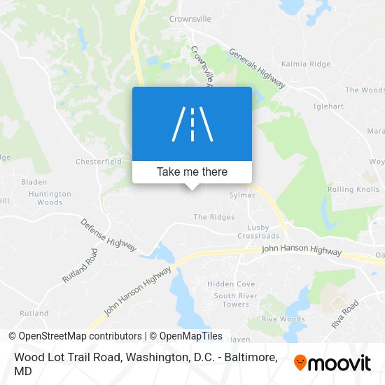 Wood Lot Trail Road map