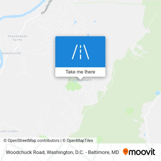 Mapa de Woodchuck Road