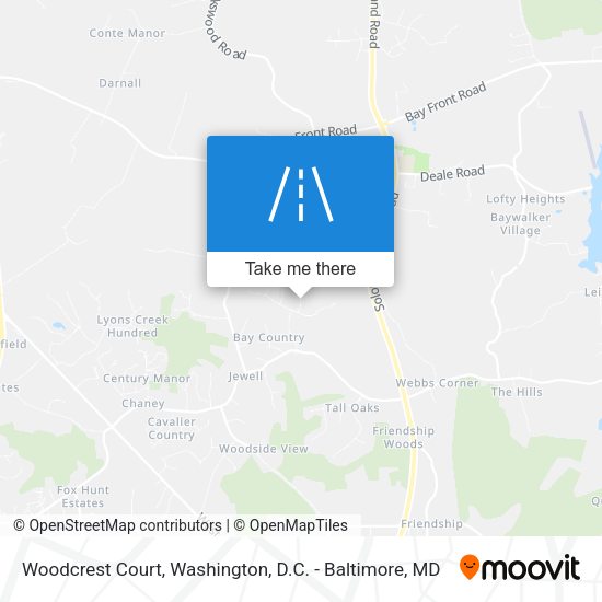 Mapa de Woodcrest Court