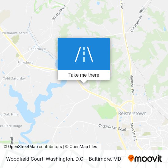 Woodfield Court map