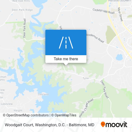 Woodgait Court map