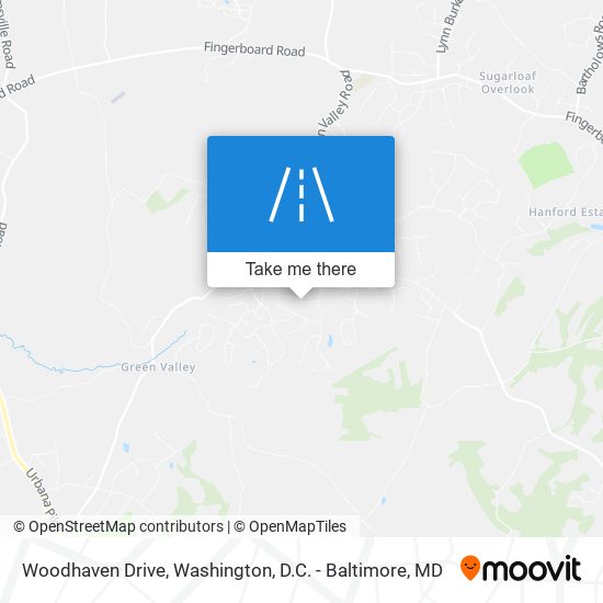 Mapa de Woodhaven Drive