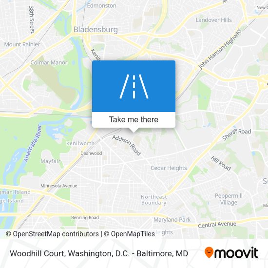 Woodhill Court map
