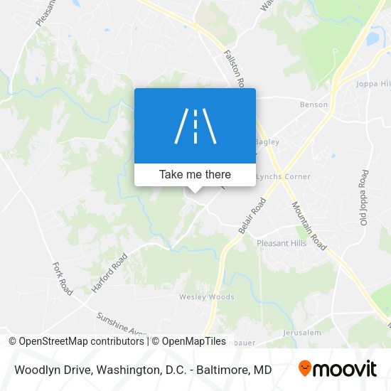 Woodlyn Drive map