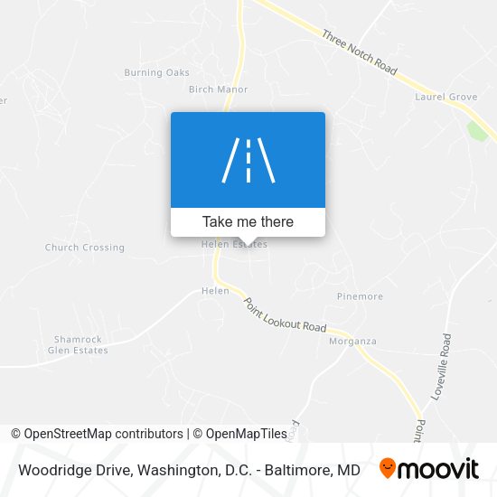 Woodridge Drive map