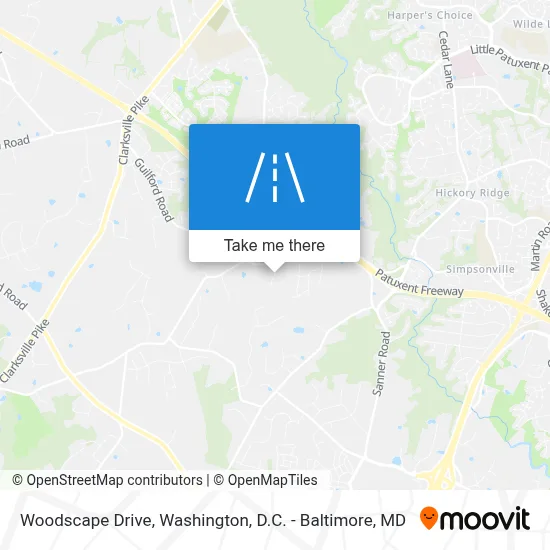 Woodscape Drive map