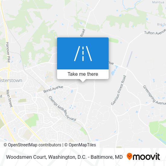 Mapa de Woodsmen Court