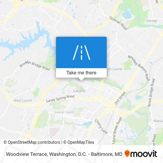 Woodview Terrace map