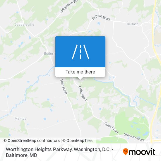 Mapa de Worthington Heights Parkway