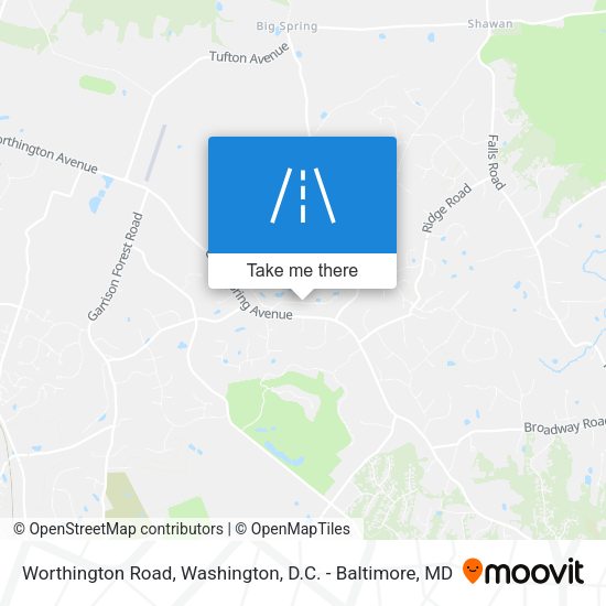 Mapa de Worthington Road