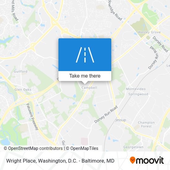 Wright Place map