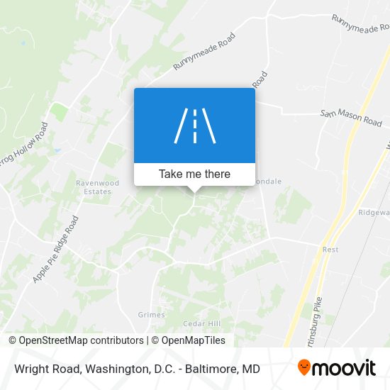 Wright Road map