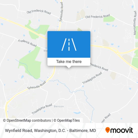Wynfield Road map