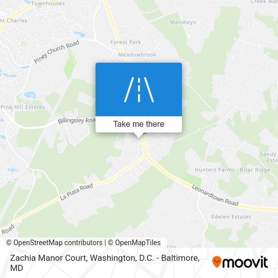 Zachia Manor Court map