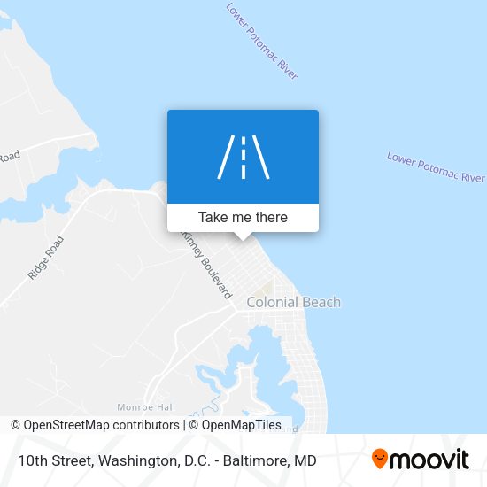 10th Street map