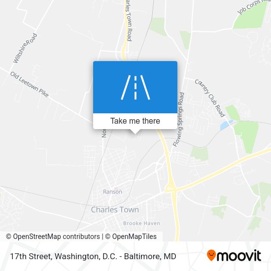 17th Street map