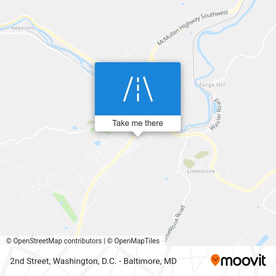 2nd Street map