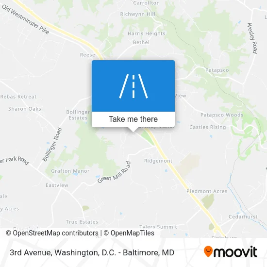 3rd Avenue map