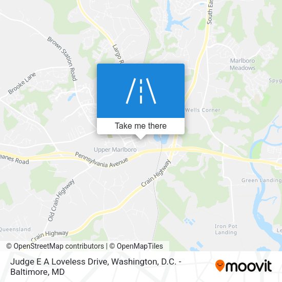 Judge E A Loveless Drive map