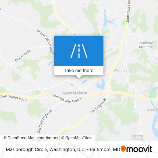 Mapa de Marlborough Circle
