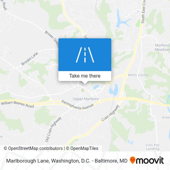 Marlborough Lane map