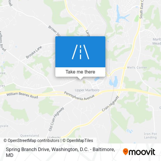 Spring Branch Drive map