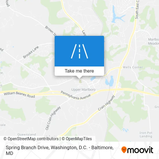 Spring Branch Drive map