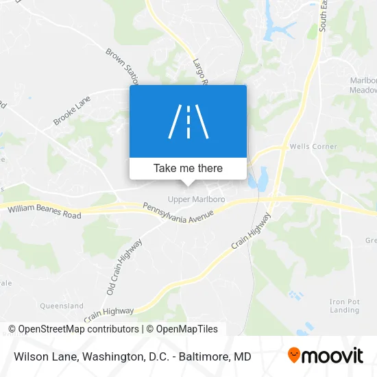 Wilson Lane map