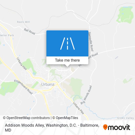 Addison Woods Alley map
